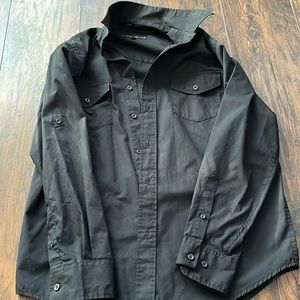 Beverly Hills Polo Club Men’s Black Button Down Shirt • Size Medium • Pockets